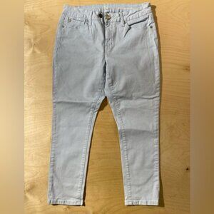 New Directions Light Blue High-Waisted Jeans 10 R Skinny (QJ)